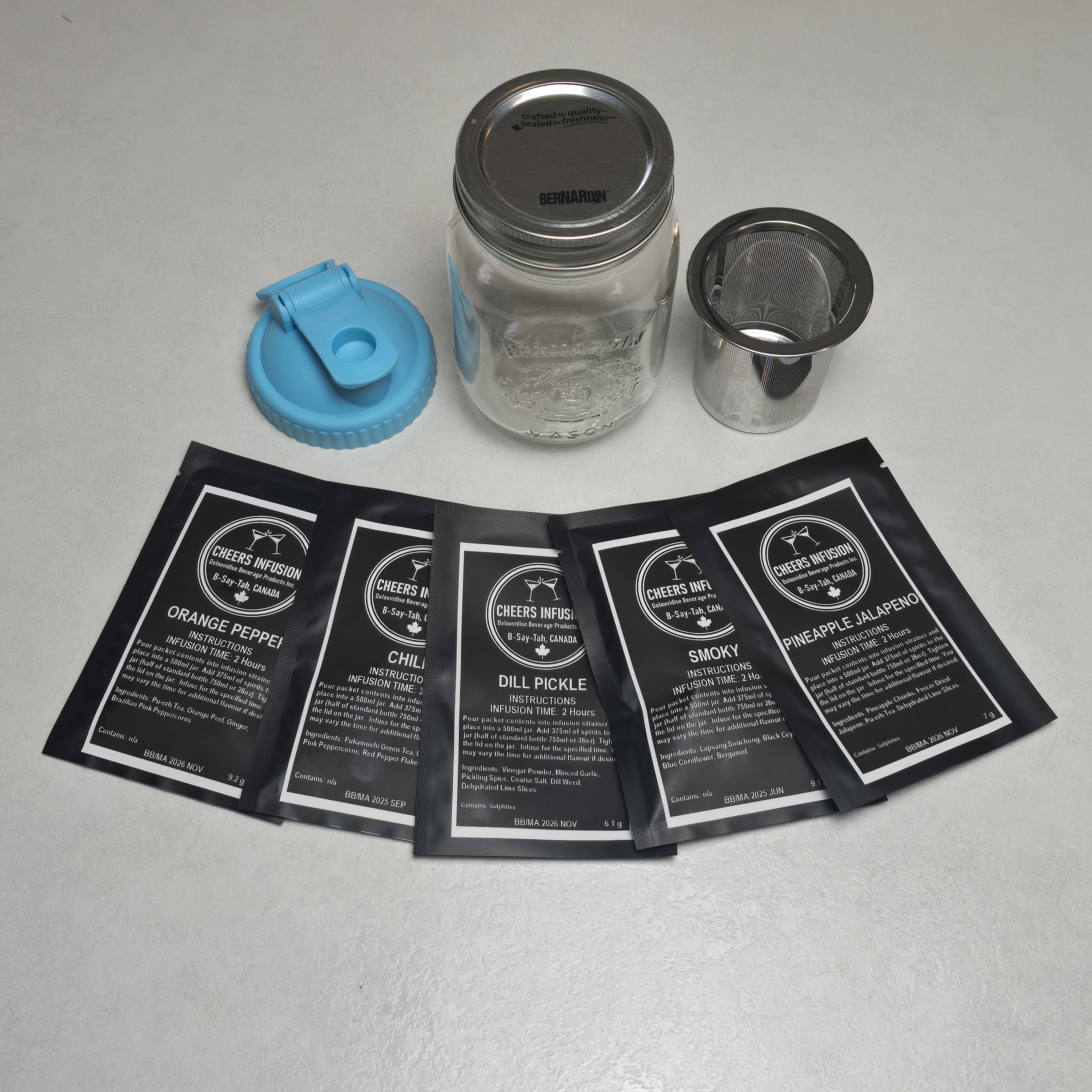 Infusion Kit - 5 Spicy & Bold Blends