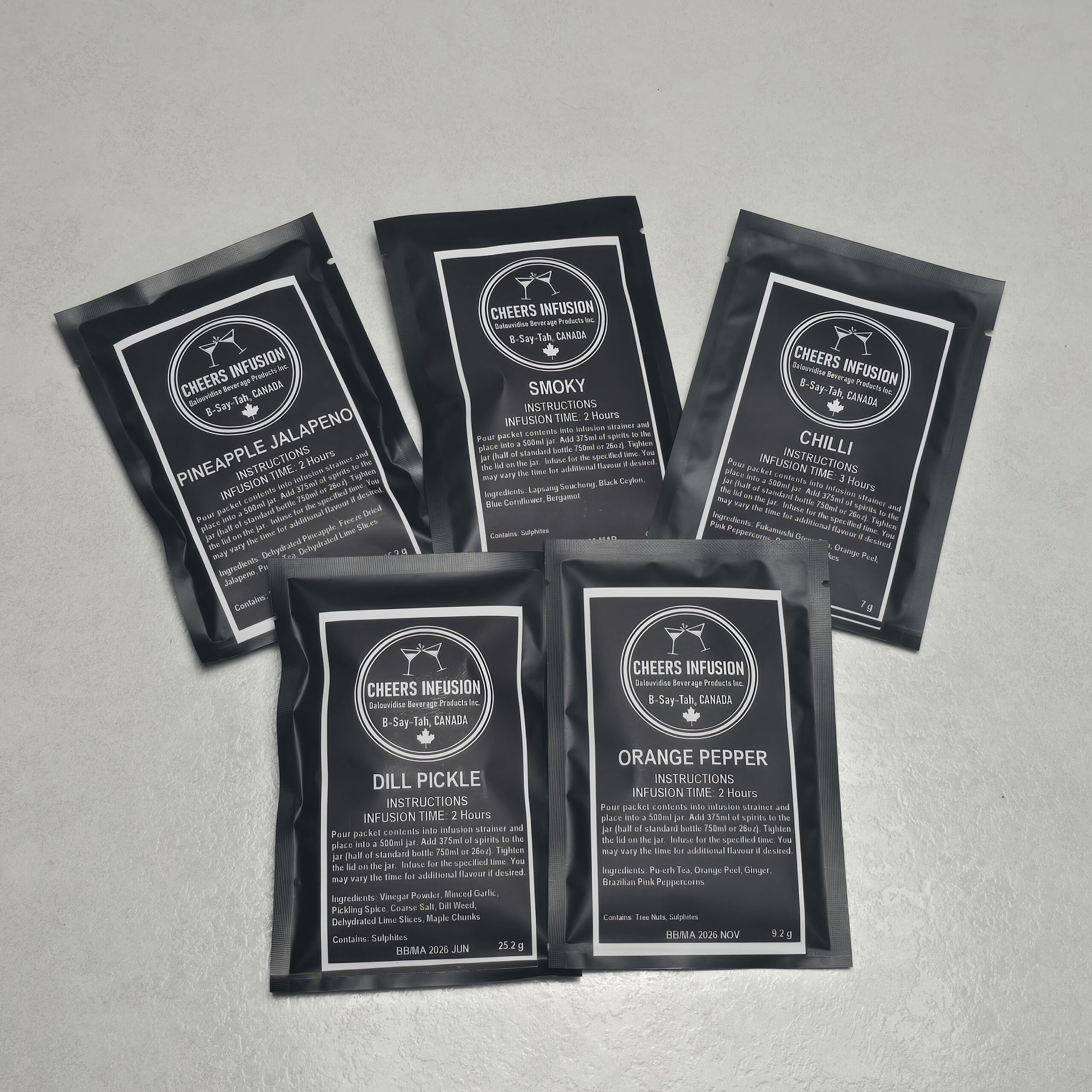 5 Pack Spicy and Bold Blends